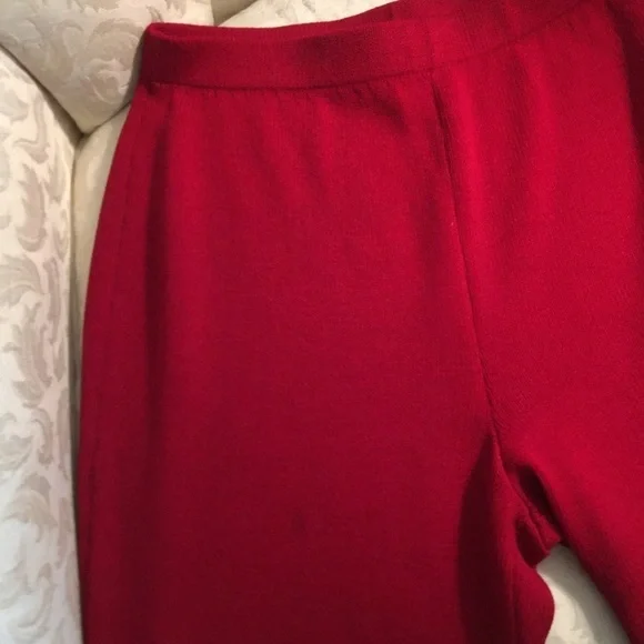 St. John Red Dress Pants Size 8